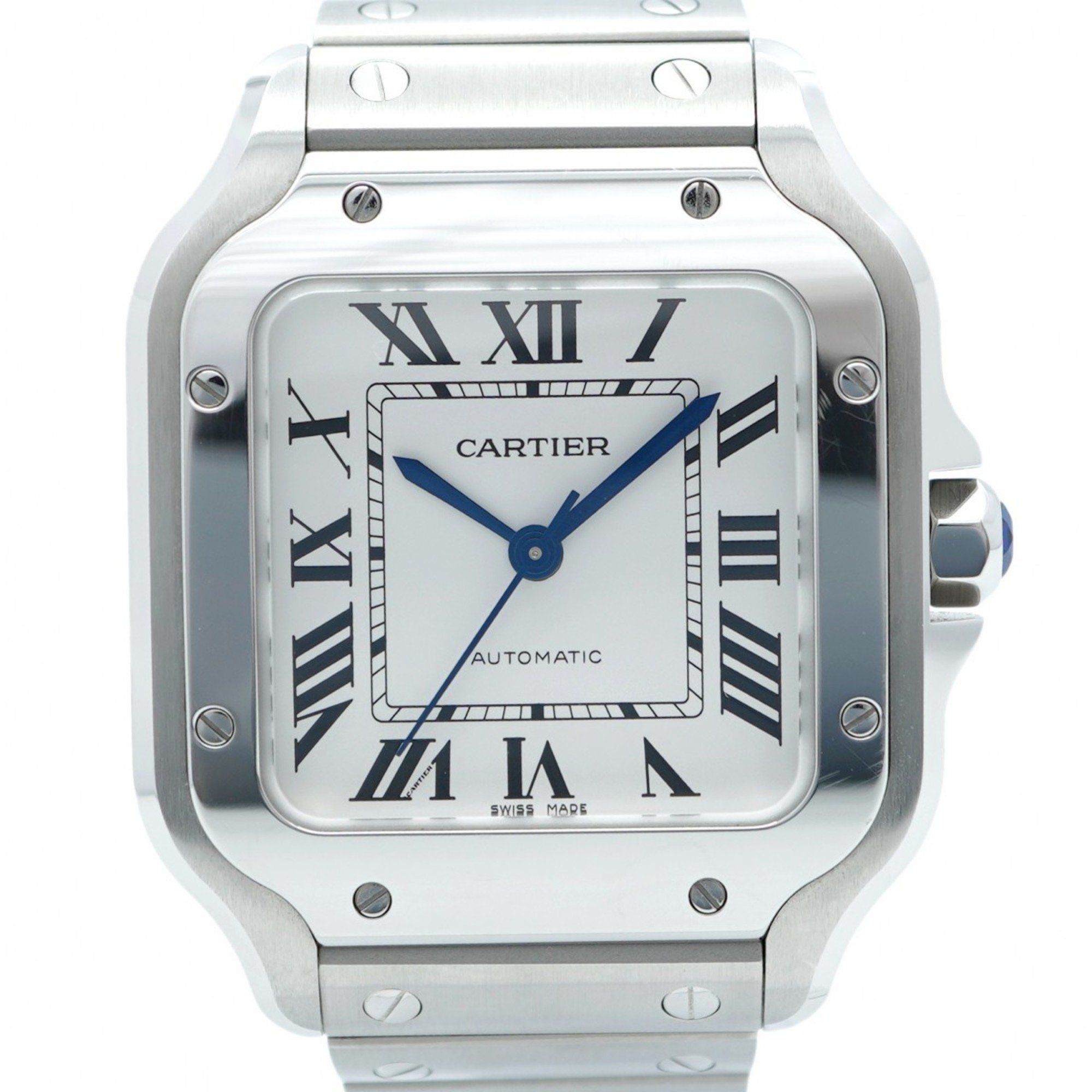 Cartier Santos WSSA0029 Silver Dial Men's Watch