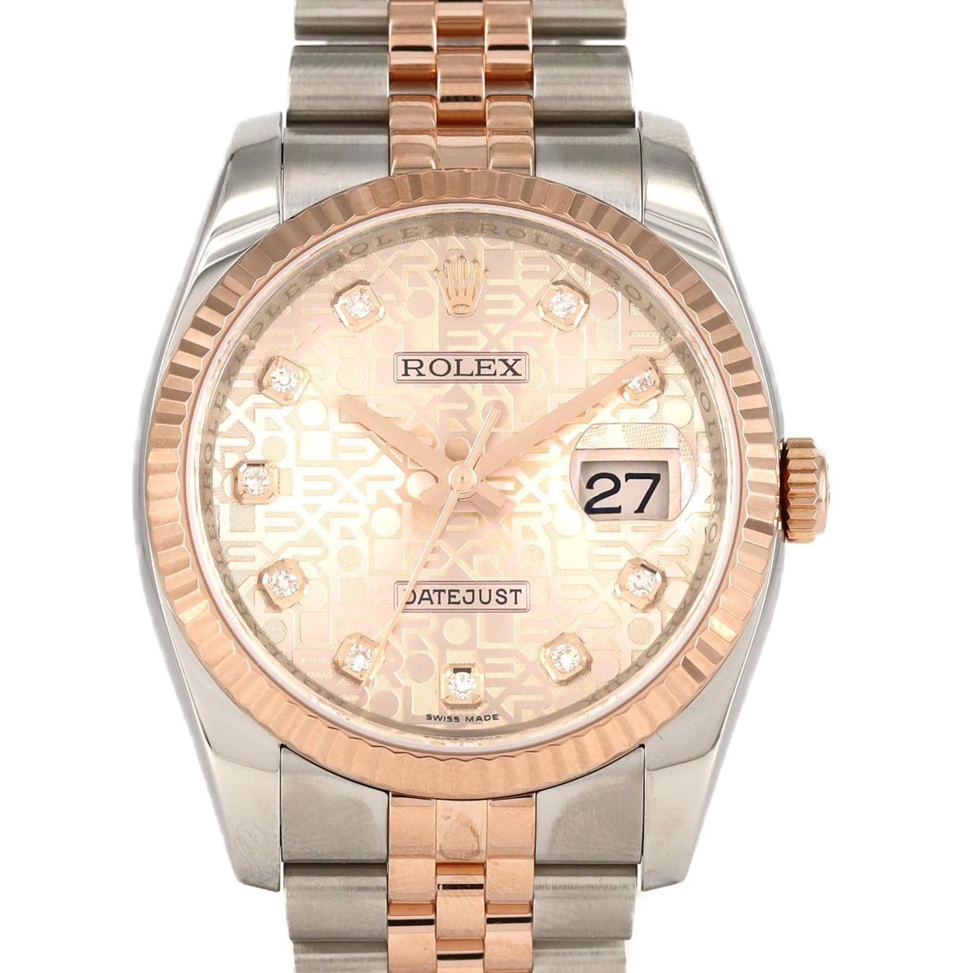 Rolex Datejust 116231G SSxPG Automatic Watch, Random Number