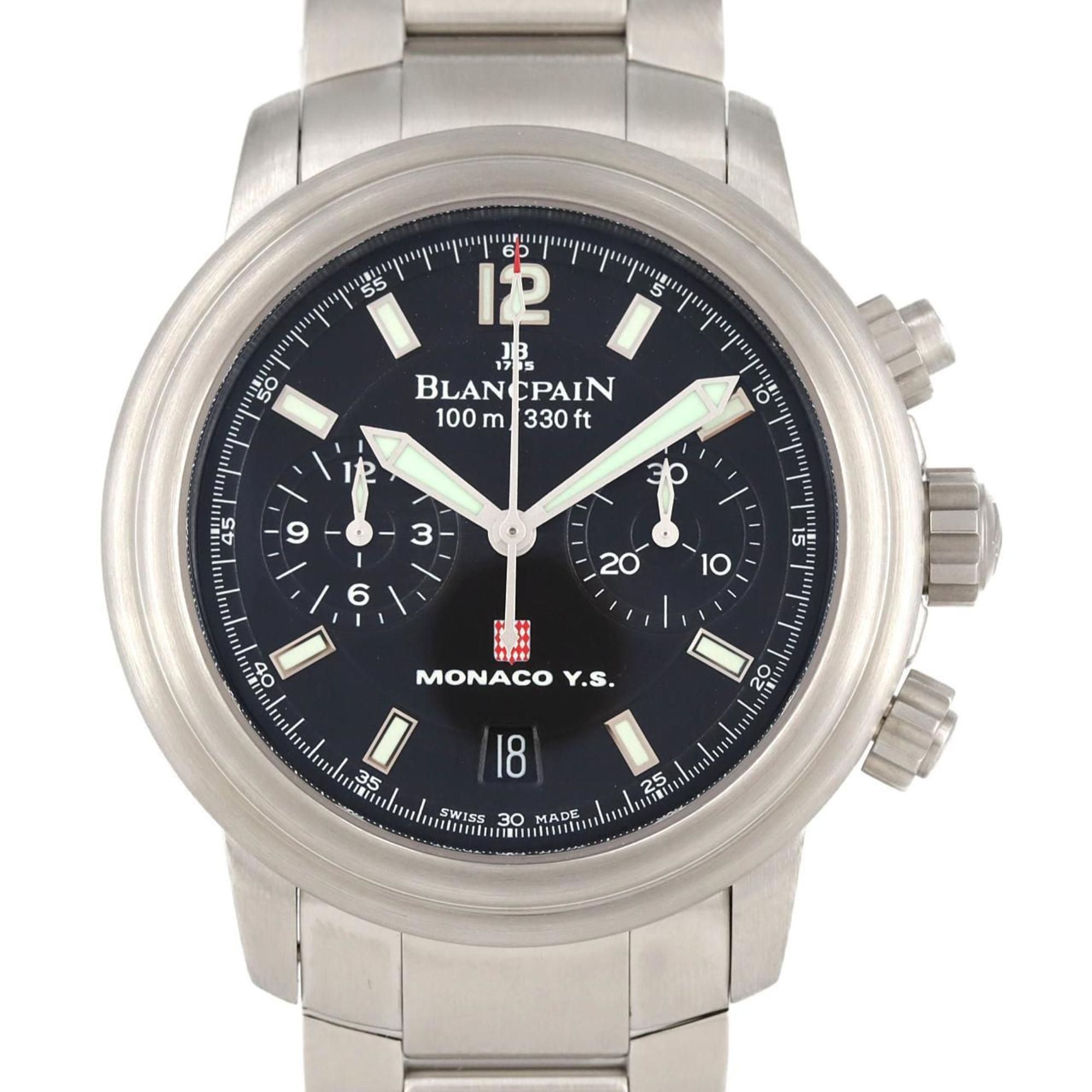 Blancpain Leman Flyback Chronograph Monaco Yacht Show LIMITED 2185F-1130Y-71A SS Wristwatch Automati