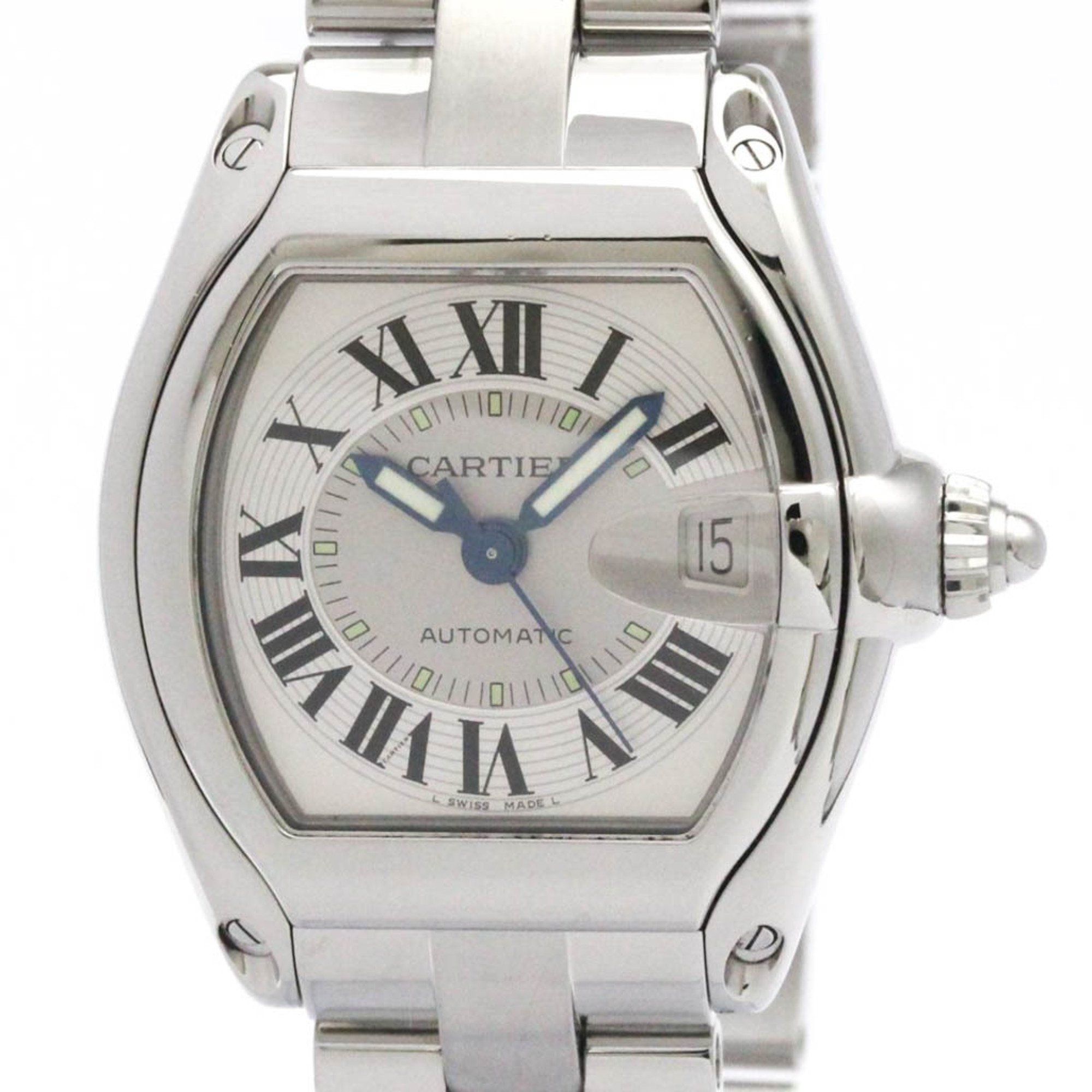 CARTIER Cartier Roadster LM Automatic Mens Watch W62000V3 Polished
