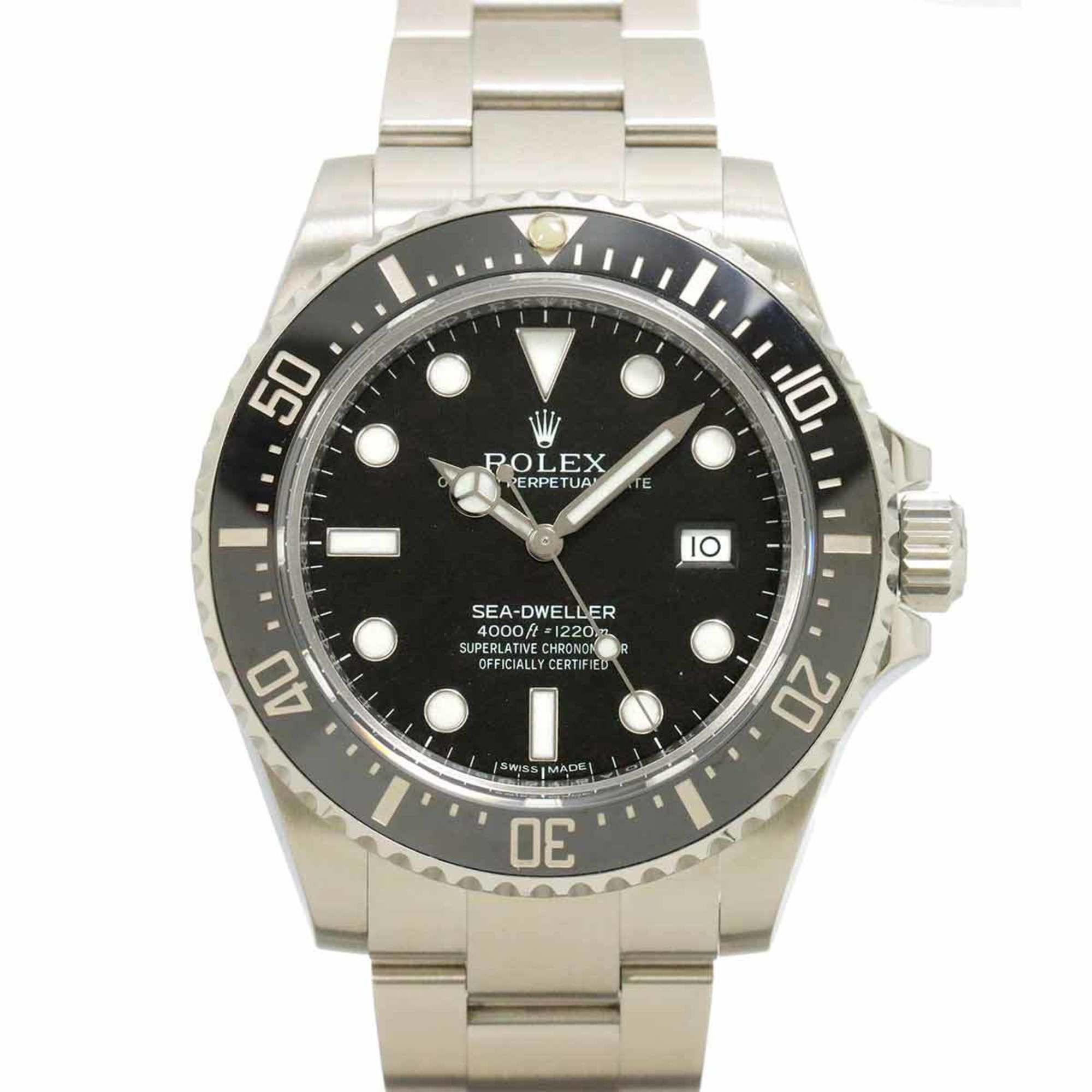 Rolex Sea-Dweller 4000 116600 Random Roulette Men's Watch with Date Display, Black, Automatic