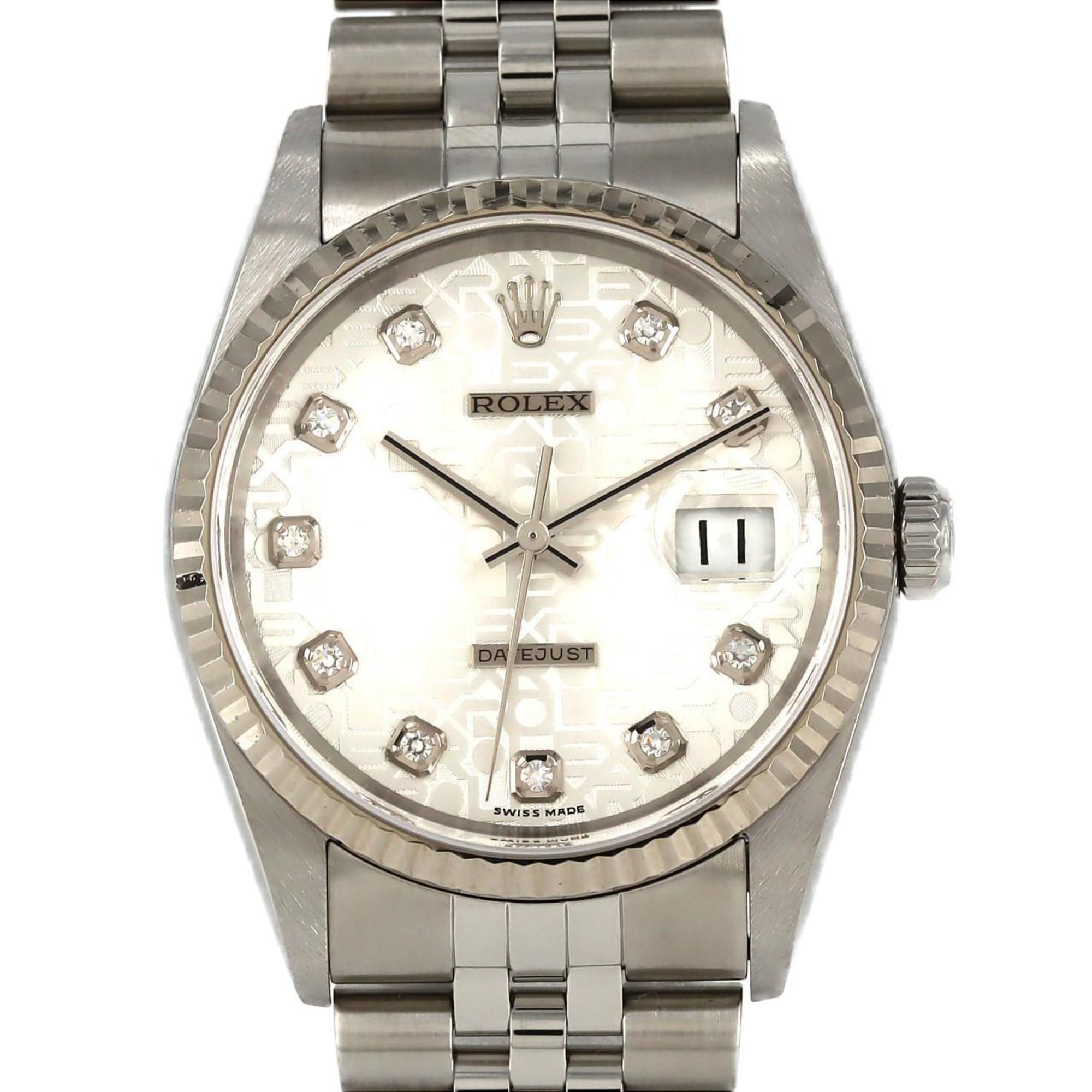 Rolex Datejust 16234G SSxWG Automatic Watch, F Series