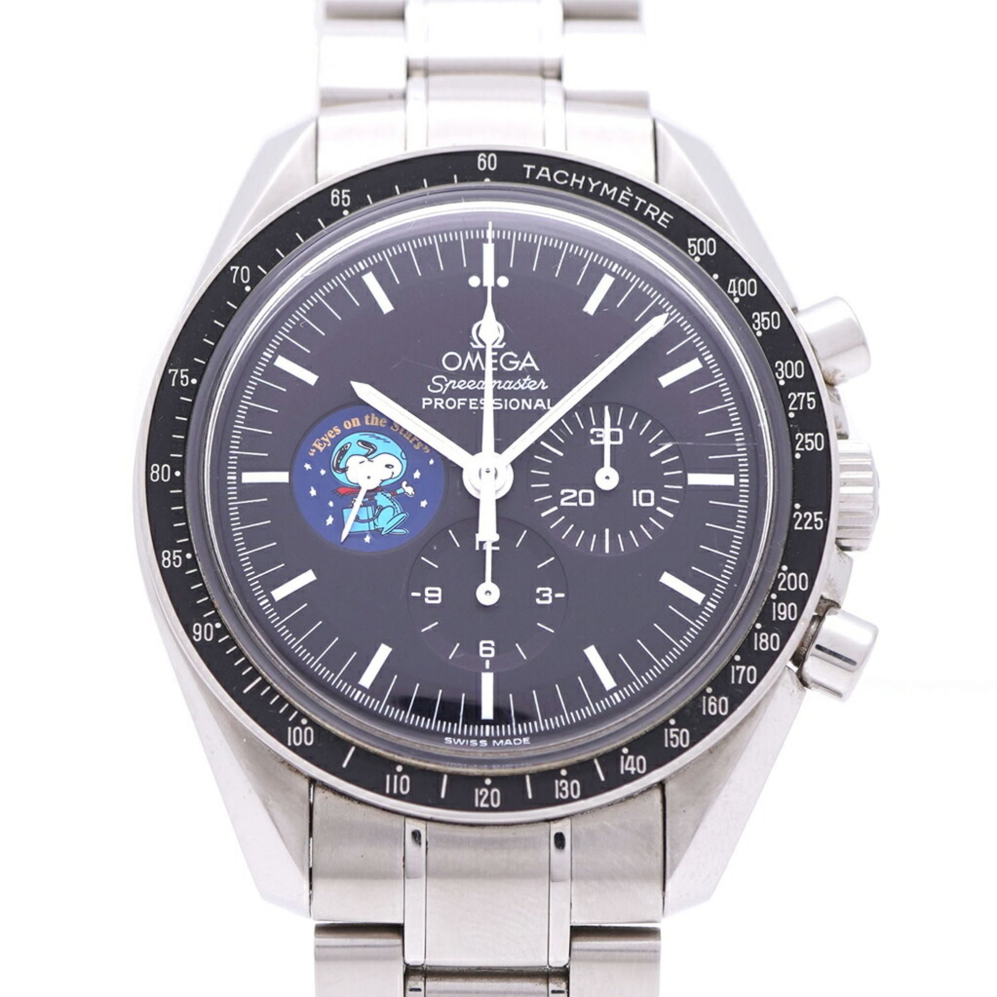 OMEGA Speedmaster Snoopy Award Limited to 5,441 pieces worldwide Hand-wound watch Black dial 1144-12