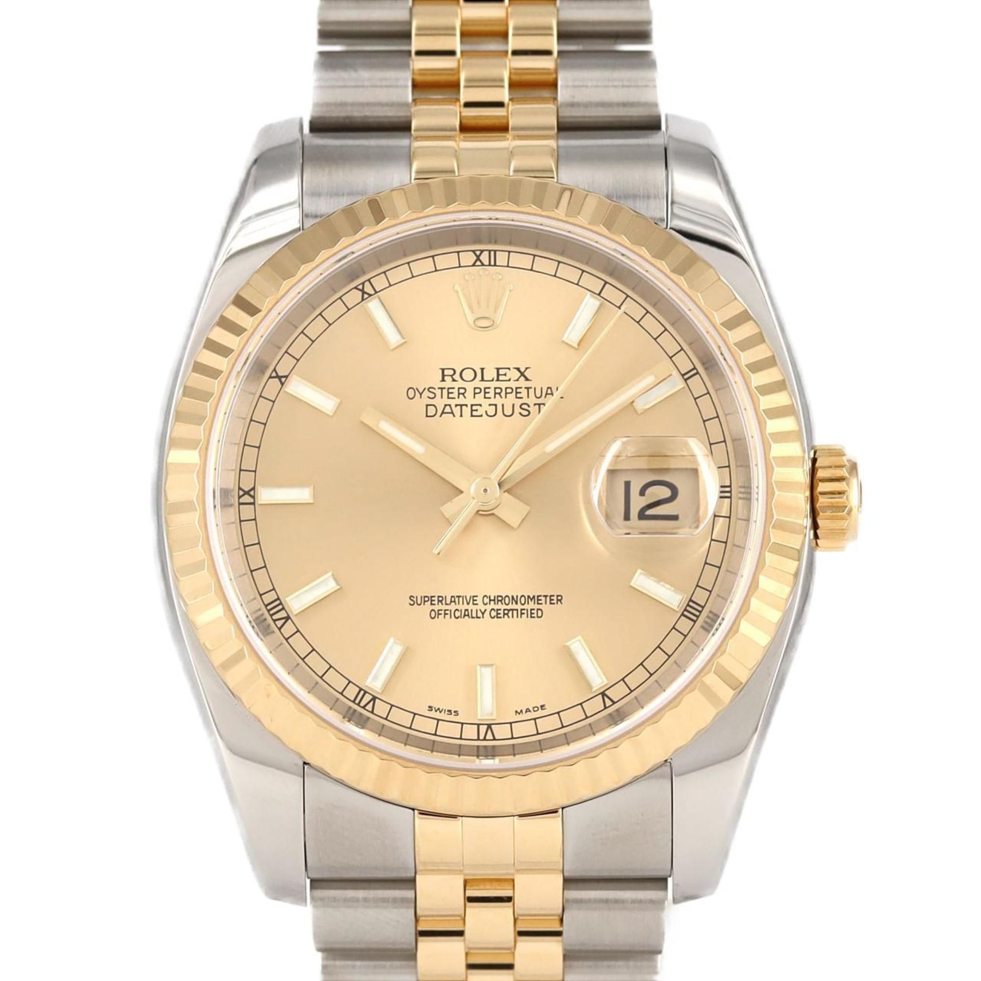 Rolex Datejust 116233 SSxYG Automatic Watch, F Series