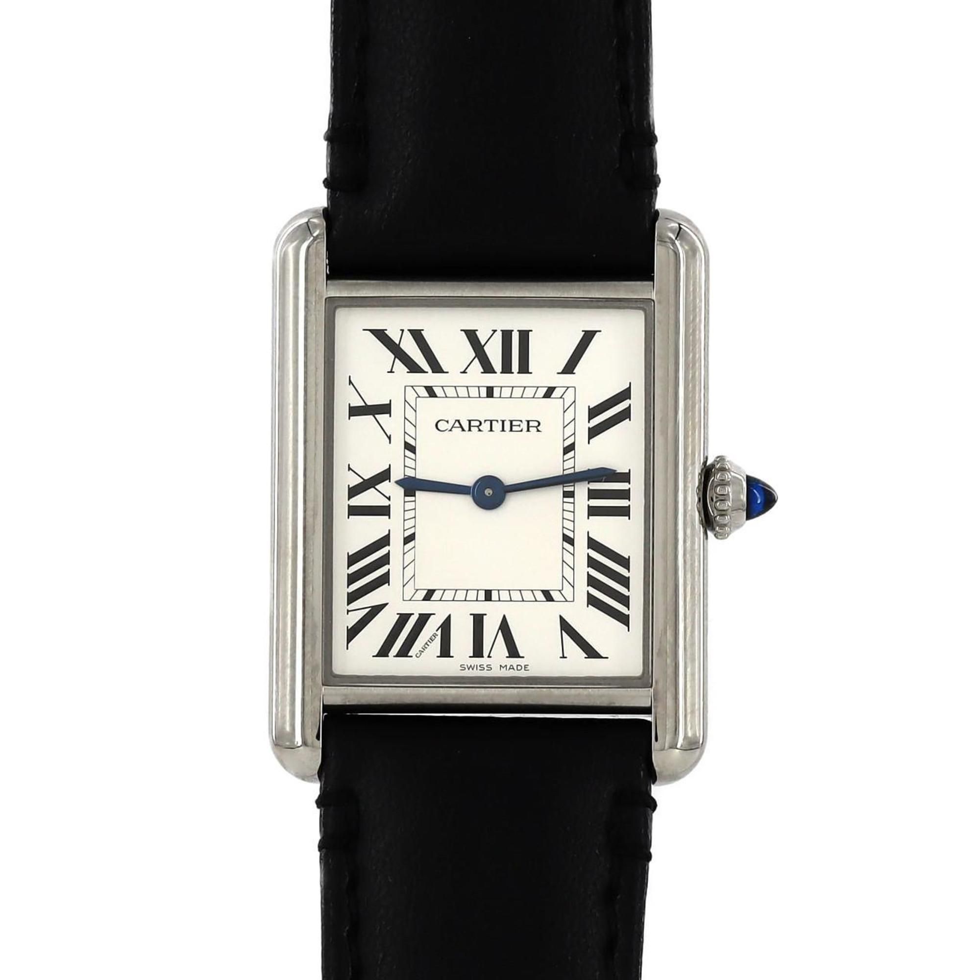 Cartier Tank Must LM WSTA0059 SS Solar Watch Quartz