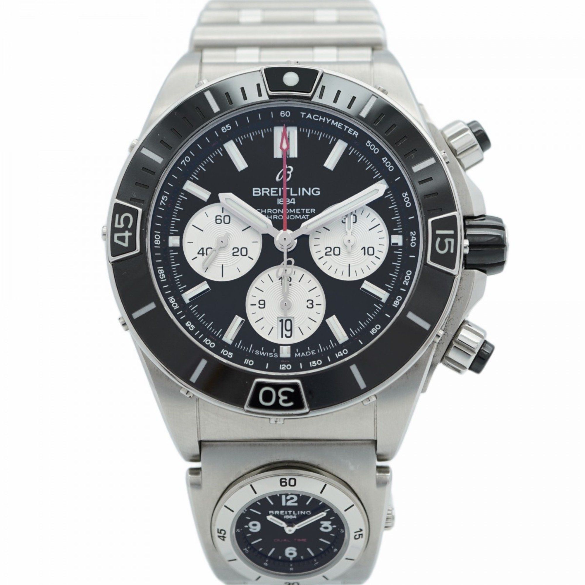 Breitling Super Chronomat AB0136 Black Dial Men's Watch