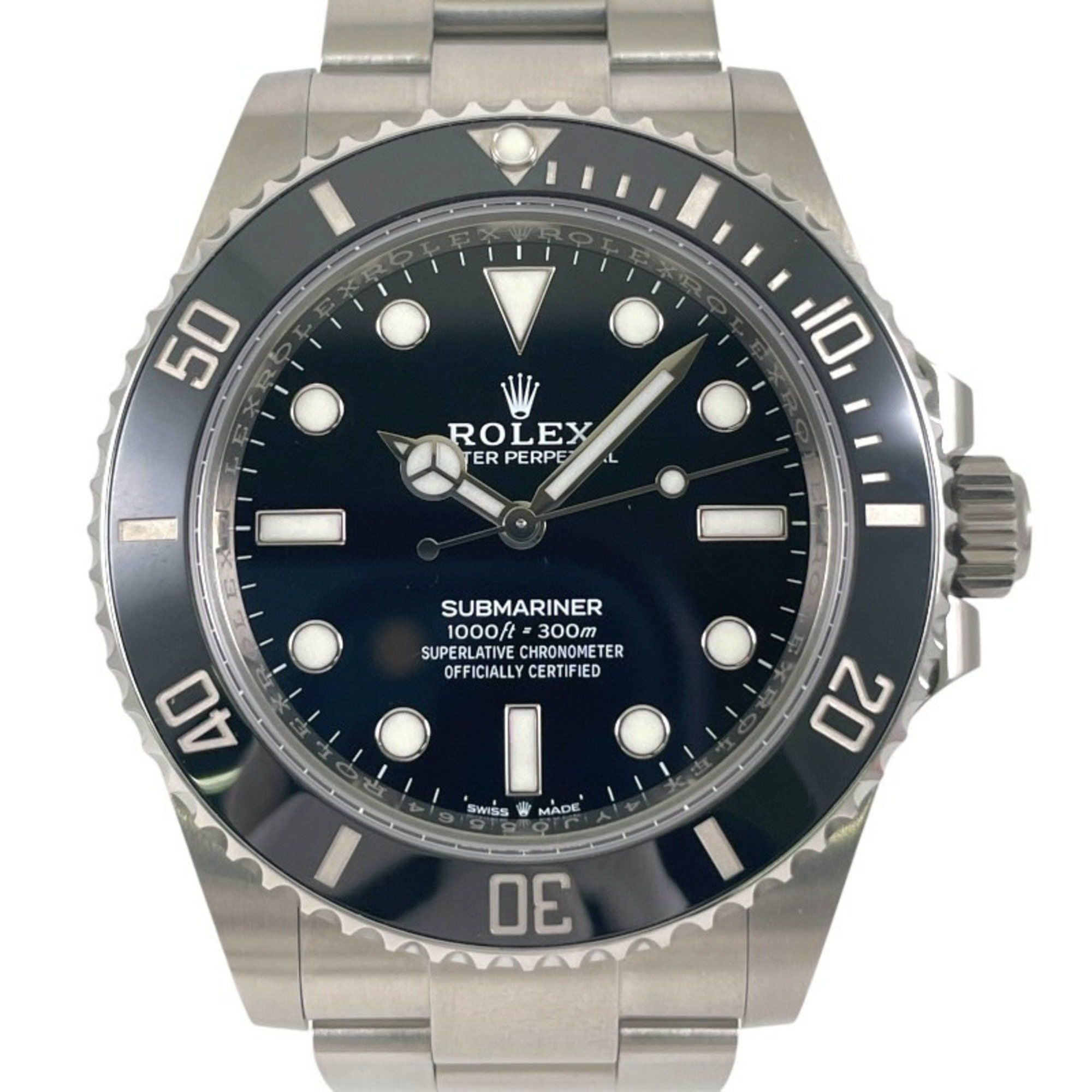 ROLEX Rolex Submariner 124060 Stainless Steel Men's Watch, Random Number, No Date, 2021 Guarantee