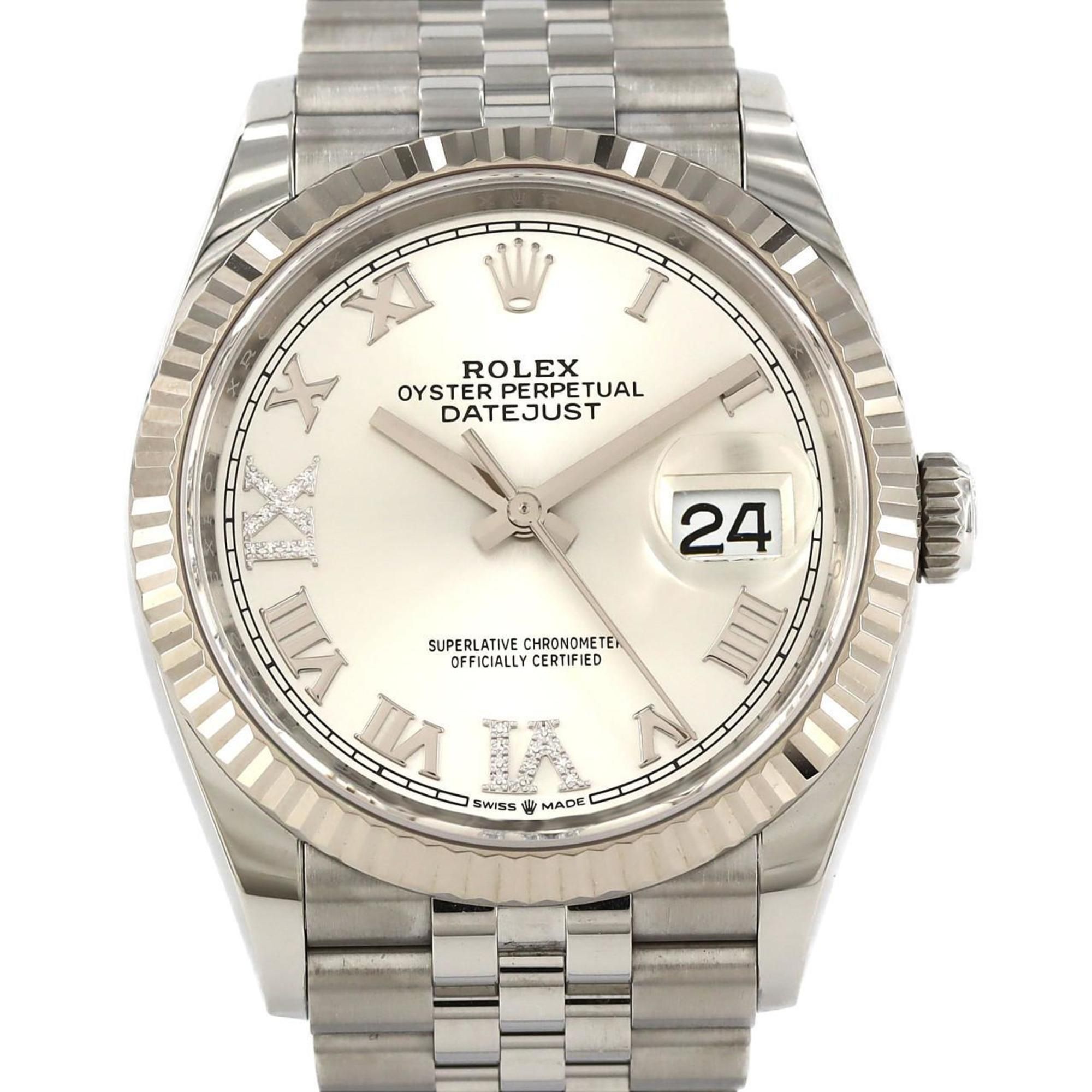 Rolex Datejust 126234 SSxWG Automatic Watch, Random Number