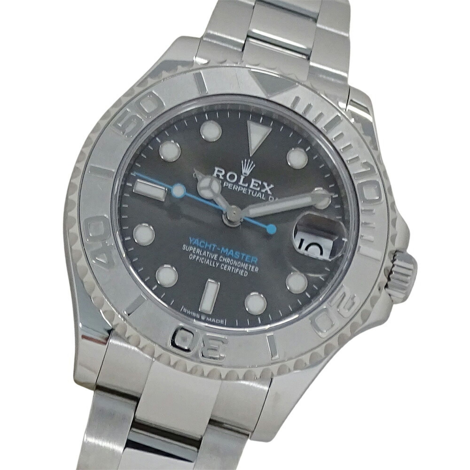 Rolex Yacht-Master 268622, Random Number, Boys' Automatic Watch, Stainless Steel, Platinum, Silver G