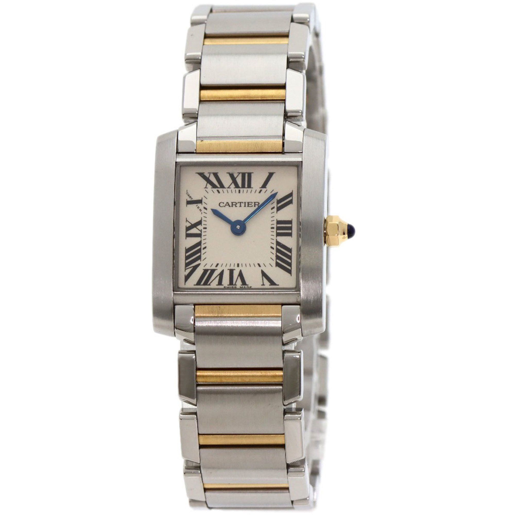 Cartier W51007Q4 Tank Française SM Watch in Stainless Steel/SSx18KYG for Women