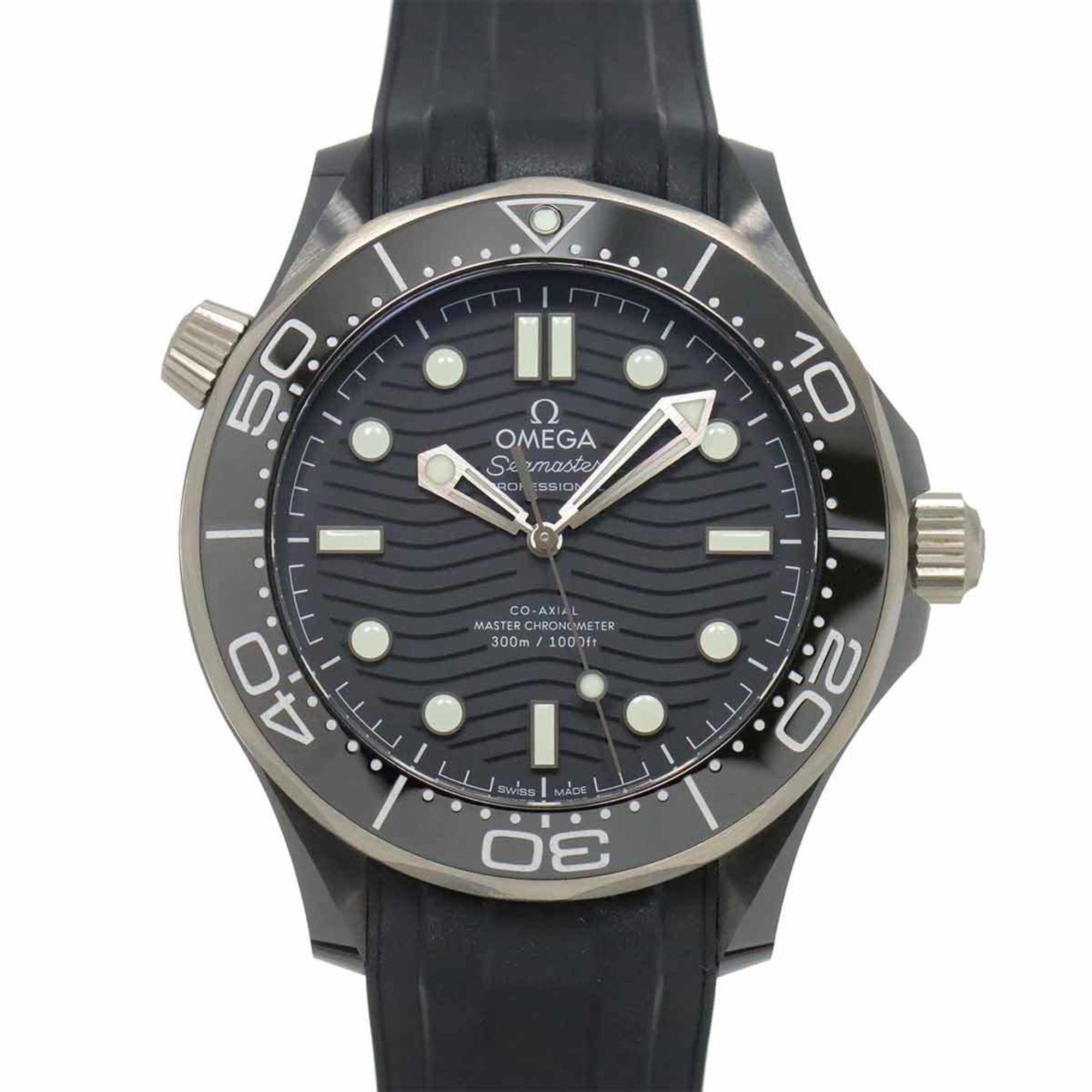 OMEGA Seamaster Diver 300 Co-Axial 210 92 44 20 01 001 Men's Watch Black Ceramic Automatic