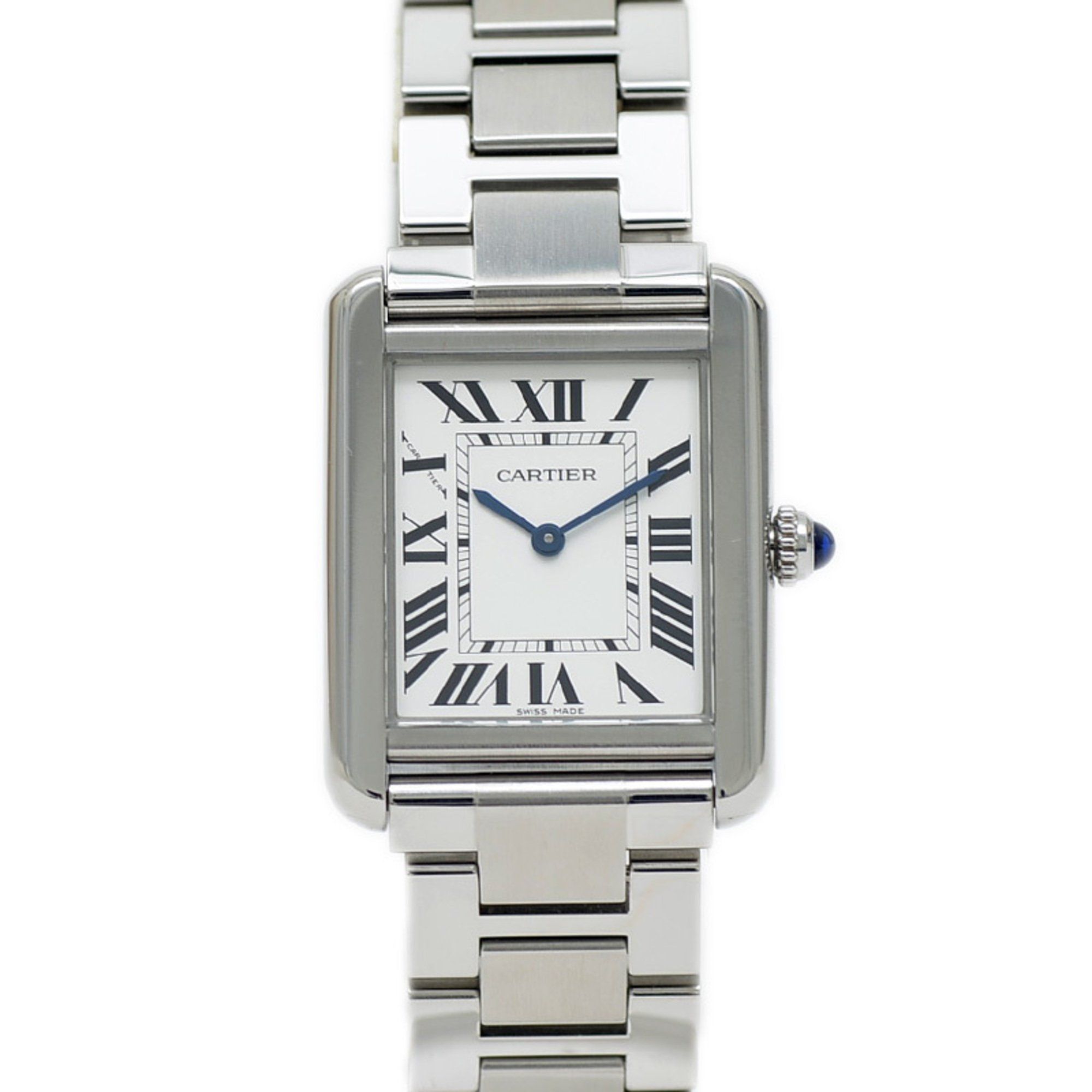 Cartier Tank Solo SM Women's Silver Dial Quartz Watch W5200013
