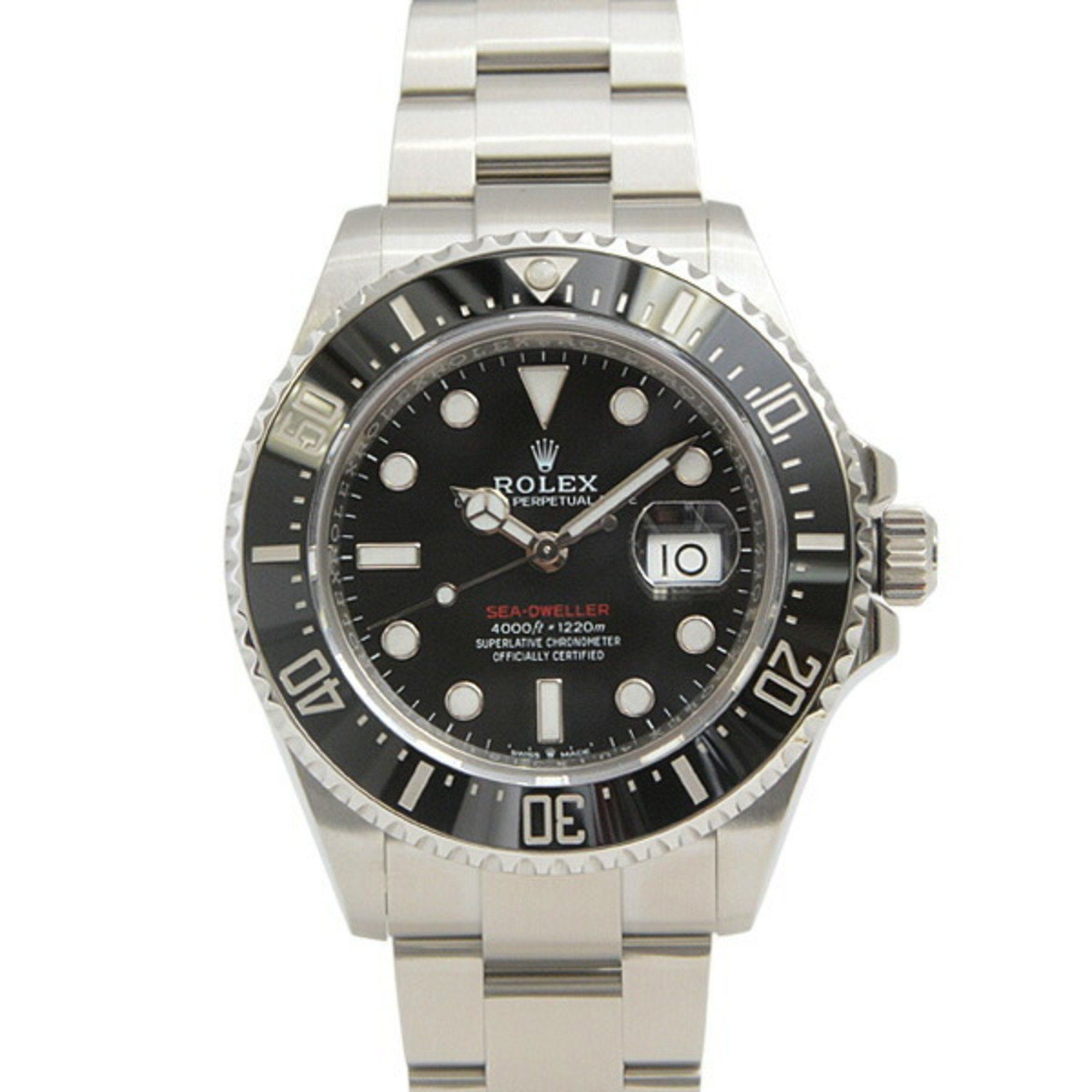 Rolex Watch Men's Sea-Dweller Random Automatic Black Dial Stainless Steel ROLEX 126600 SS