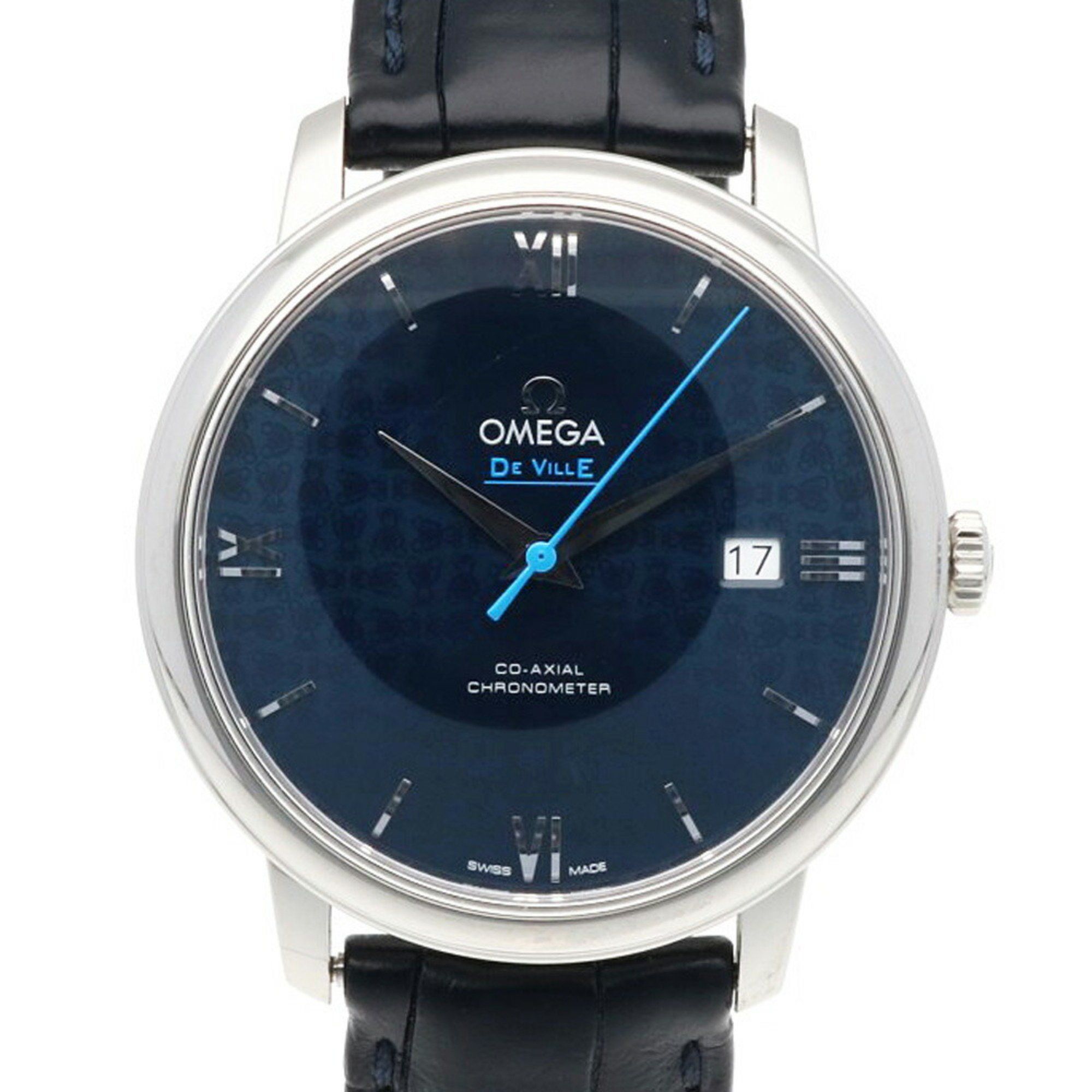 Omega De Ville Prestige Orbis Watch Stainless Steel Automatic Men's OMEGA Teddy Bear Overhauled