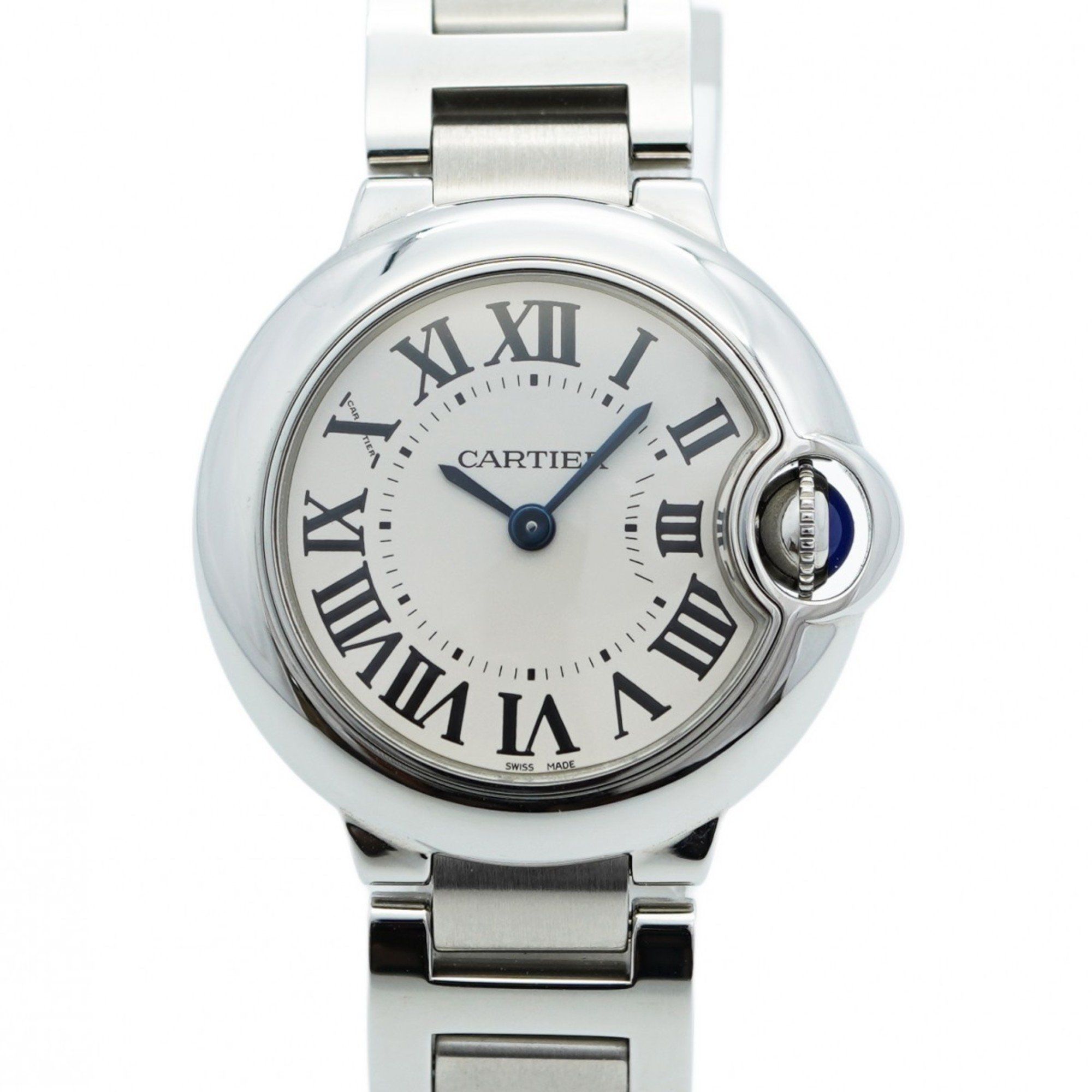 Cartier Ballon Bleu W69010Z4 Silver Dial Women's Watch