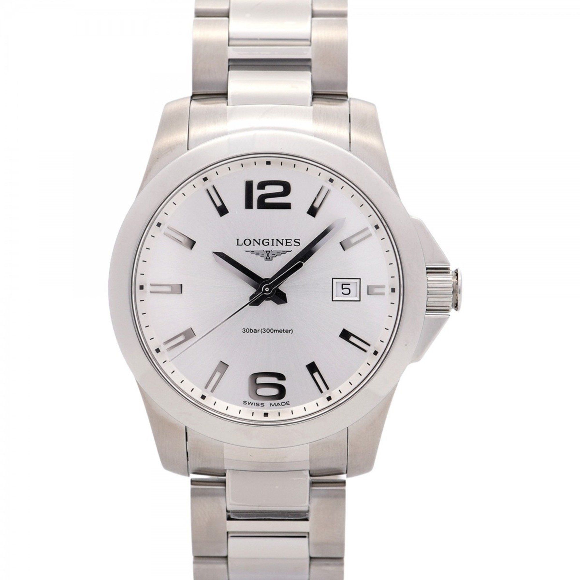 Longines Conquest L3.759.4 Silver Dial Men's Watch