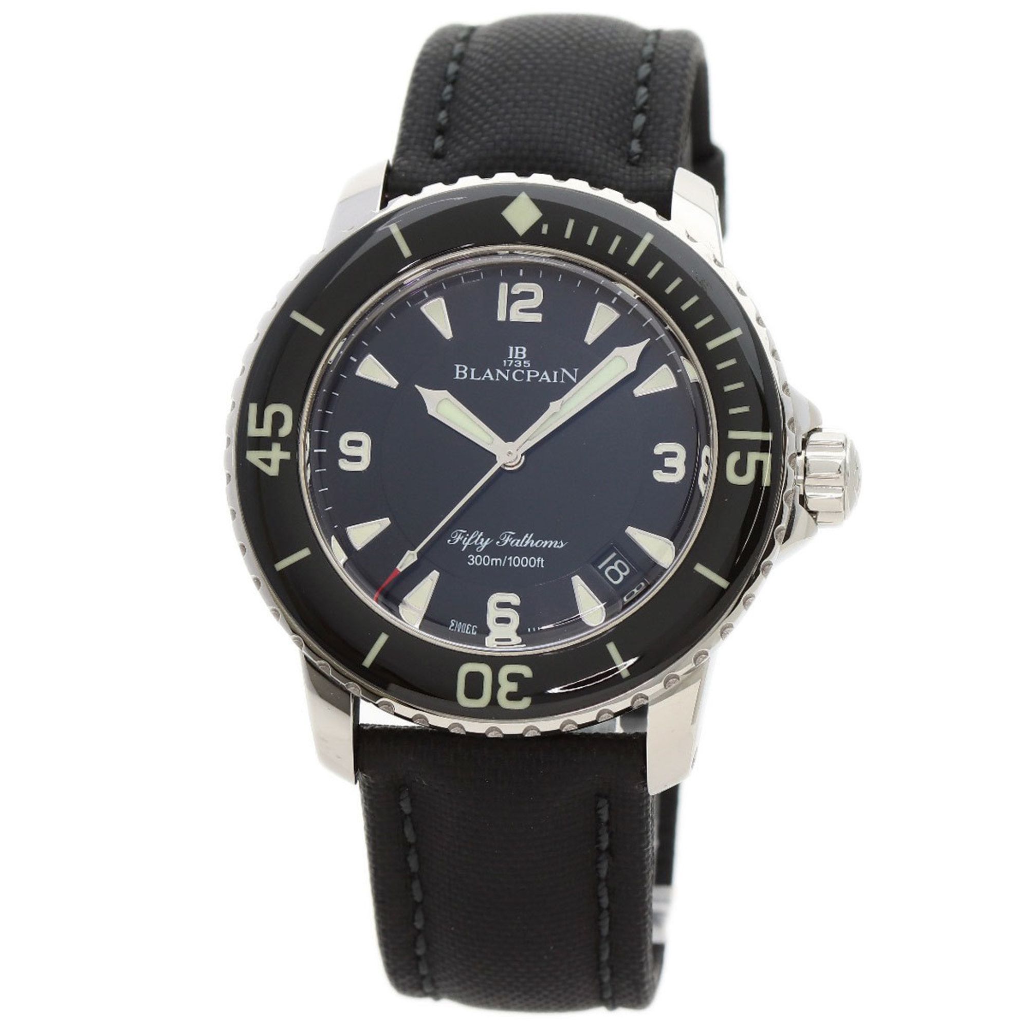 Blancpain 5015-1130-52A Fifty Fathoms Watch Stainless Steel Sail Canvas Ladies