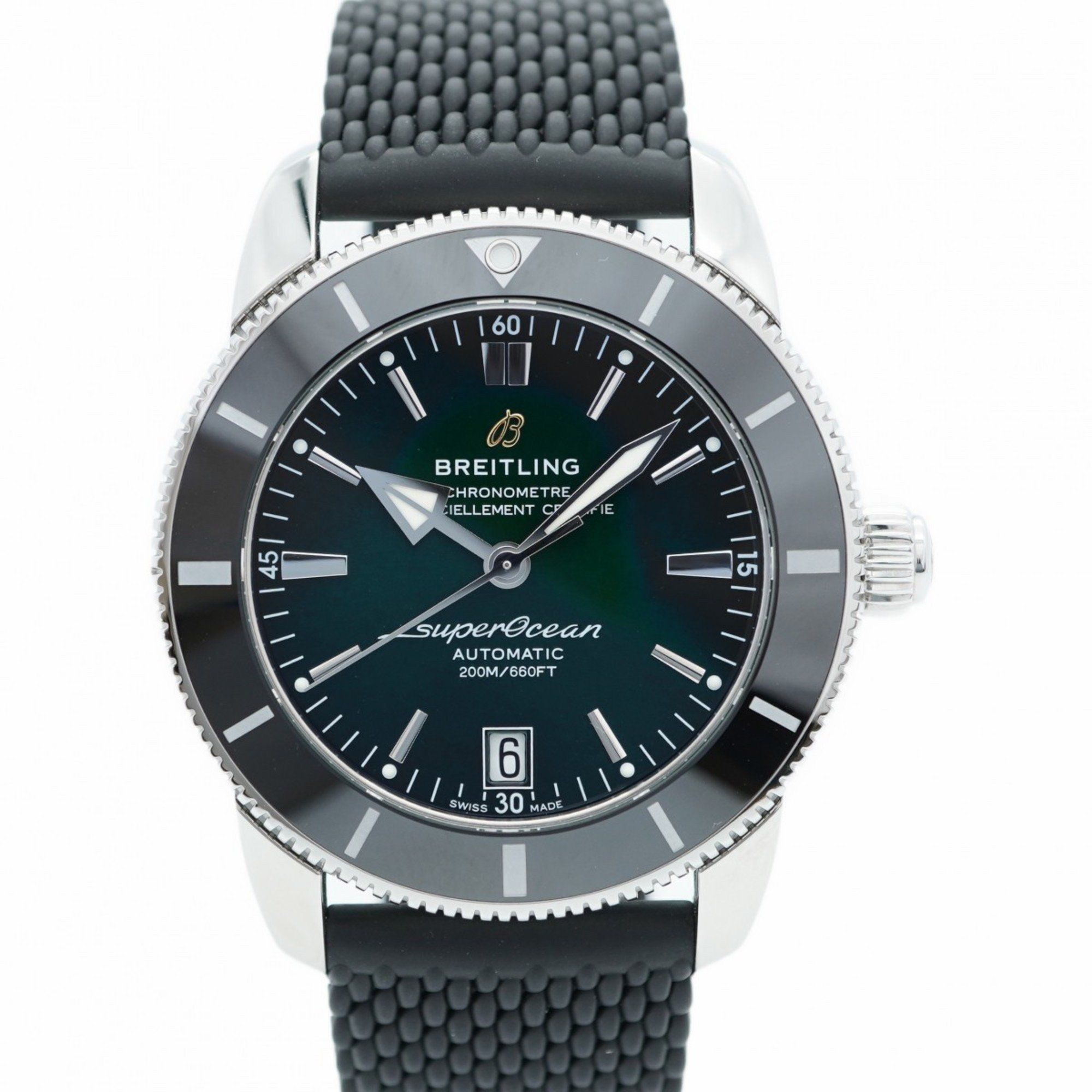 Breitling Superocean AB2010 Green Dial Men's Watch