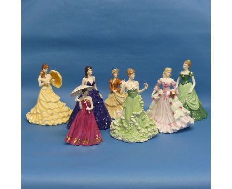 A small quantity of Coalport Ladies, to include Classical Elegance 'Summer Breeze', Sentiment 'Special Occasion', and Classic