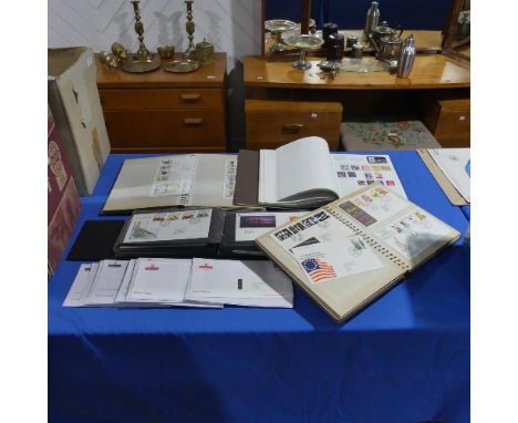 A collection of Great British First Day Covers,&nbsp;also various other stamps etc., in albums and loose (a lot) 