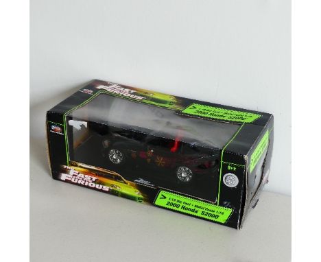 The Fast and the Furious Joyride - A boxed 1:18 scale Honda S2000. The model appears in Mint condition, the box has some wear