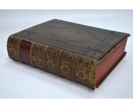 The National Portrait Gallery - a large leather-bound volume of chromolithographic portraits of notable Victorian Characters,