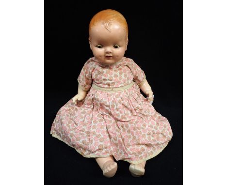 A VINTAGE AMERICAN COMPOSITE DOLL marked, 'Petite', circa 1930s