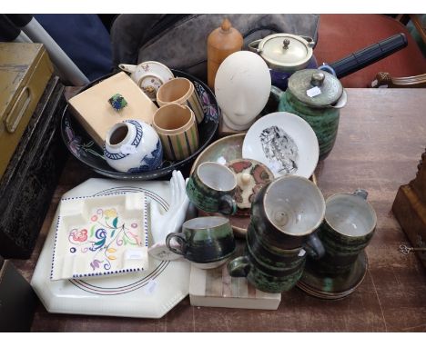 A POOLE POTTERY ASHTRAY studio pottery and similar ceramics