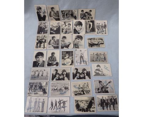 BEATLES INTEREST; A COLLECTION OF VINTAGE  'A&amp;B C' CHEWING GUM CARDS (32)