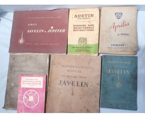 MOTORING: A COLLECTION OF VINTAGE MANUALS including Lancia, Javelin, Austin