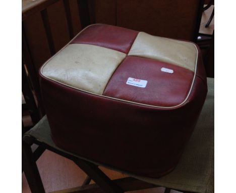 A SMALL REXENE POUFFE