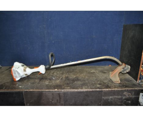 A STIHL FS 40 PETROL STRIMMER (engine pulls freely but hasn't been started)