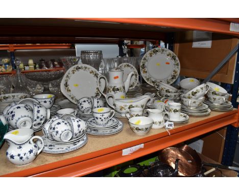 A QUANTITY OF ROYAL DOULTON TEA, COFFEE, AND DINNER WARES comprising a group of 'Yorktown' tea and coffee wares comprising a 