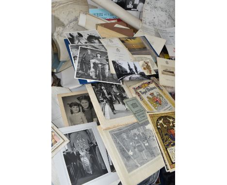 TWO BOXES OF ASSORTED VINTAGE EPHEMERA to include a quantity of wedding pictures between the 1930s-the 1960s, a small collect