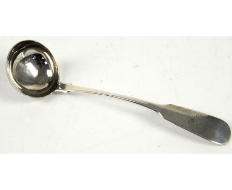 Scottish silver Georgian ladle by George White, Glasgow 1835           