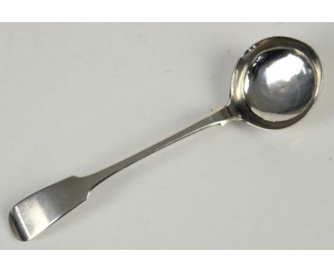 Scottish silver fiddle pattern toddy ladle by James Mckay, Edinburgh 1833           