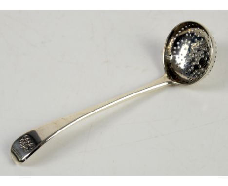 Georgian sifter spice ladle by WC, London 1826           