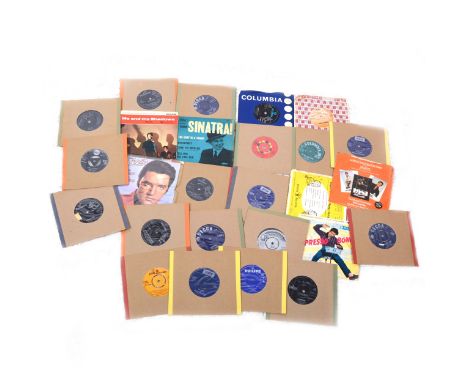 Aprox 120+ 7" singles and 78s vinyl records; including The Beatles, Billy Fury, The Hollies, Shirley Bassey, The Rolling Ston