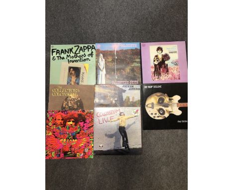 Eight vinyl LP records mostly Psychedelic Rock; including Cream Disaeli Gears mono A1/B1, Frank Zappa and the Mothers of Inve