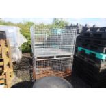 2x Stacking wire stillages.