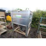 Unused wood pellet storage hopper by WoodPelletStorage.ie.