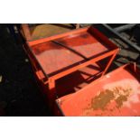 Workshop trolley.
