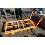 4 wheeled trailed workshop trolley.