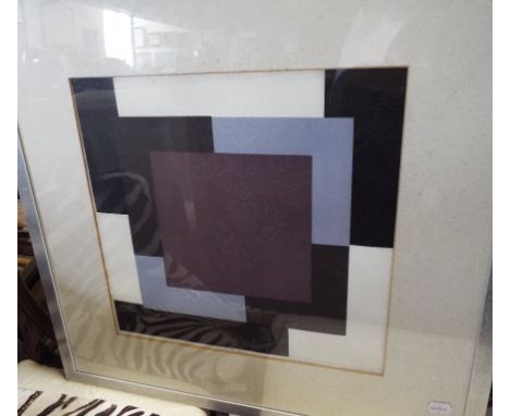 A Mary Webb artist's proof print, Extended Square No 2, signed