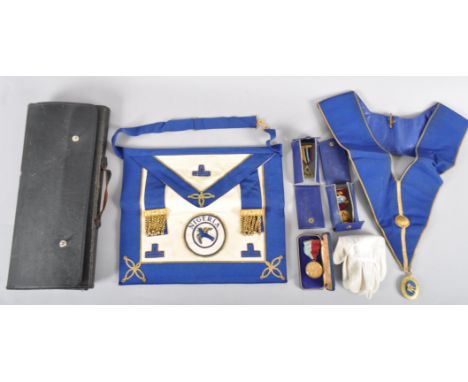 A collection of Masonic regalia, mostly 1960's, including medals by Toye, Kenning &amp; Spencer, London, relating to Nigeria 