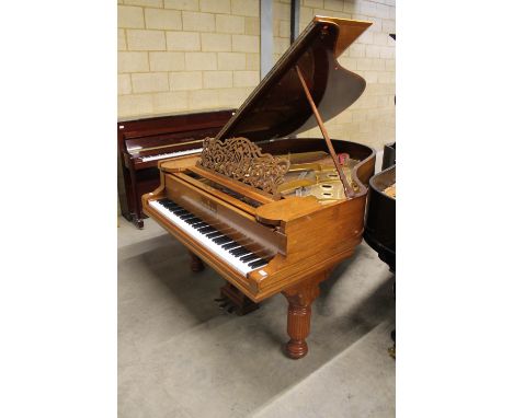 Steinway (c1890) A 5ft 10in 85-note Model O grand piano in a rosewood case on turned reeded legs. This piano has been restore
