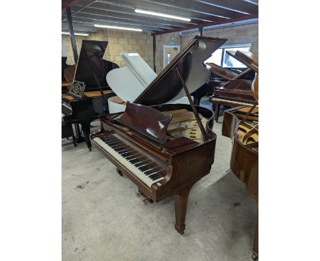 Steinway (c1930s) A 5ft 1in Model S grand piano in a mahogany case on square tapered legs. IRN:&nbsp;WMFFJWZM.