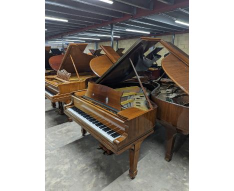 Steinway (c1924) A 5ft 10in Model O grand piano in a rosewood case on square tapered legs; together with a stool.&nbsp;2CU3R2