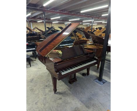 Steinway (c1926) A 5ft 7in 88-note Model M grand piano in a mahogany case on square tapered legs; together with a stool.&nbsp