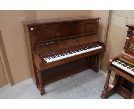 Steinway (c1910) A Vertegrand upright piano in a rosewood case. IRN:&nbsp;CD6UJW31 